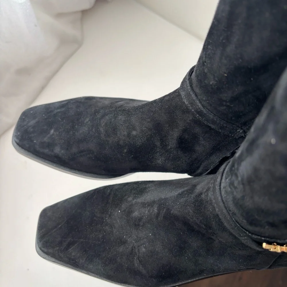 Sam‎ Edelman CLIVE EMBELLISHED RIDING BOOT Sz 7.5M